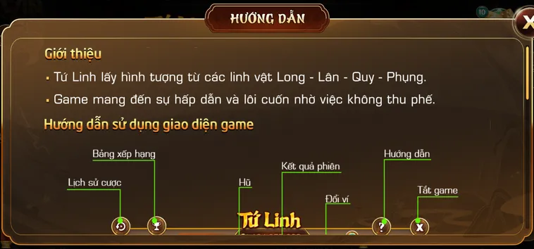 Kho Báu Tứ Linh tại iWin Club Sảnh Nổ Hũ Thần Thoại Và Quà Tặng Khủng