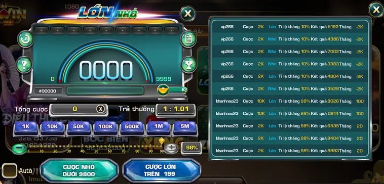 Lớn Nhỏ tại iWin Club Sảnh Cược Nhanh Và Cơ Hội Trúng Lớn Mỗi Giây