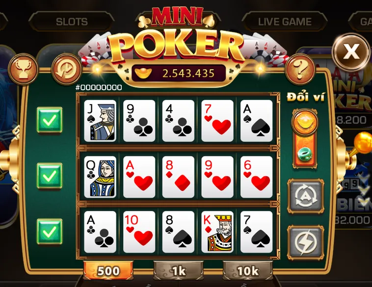 Chiến Thuật Chơi Mini Poker iWin Club Và Bí Quyết Nổ Hũ Jackpot Với Sảnh Rồng