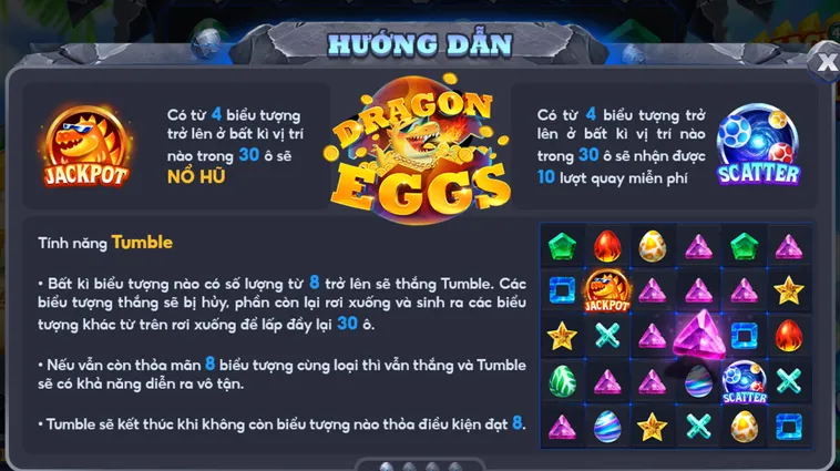 Nổ Hũ Dragon Eggs Tại iWin Club Hành Trình Tìm Kiếm Kho Báu Rồng Nhận Jackpot Khủng Năm 2026