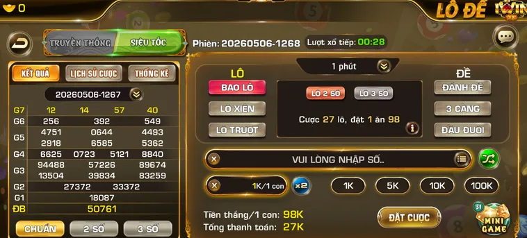 Trải Nghiệm Lô Đề Siêu Tốc iWin Club – Quay Là Trúng, Nhận Thưởng Ngay